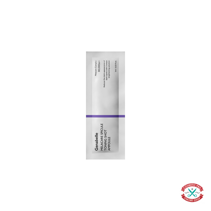 Тонізуючий шот проти пігментації зі спікулами Genabelle Melacare Spicule toning Shot Ampoule