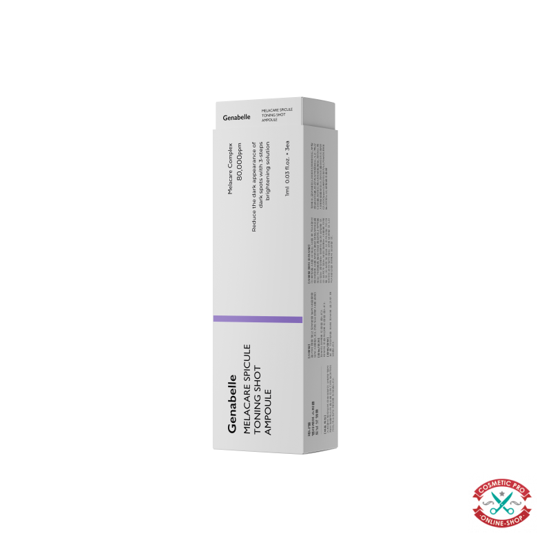 Тонізуючий шот проти пігментації зі спікулами Genabelle Melacare Spicule toning Shot Ampoule