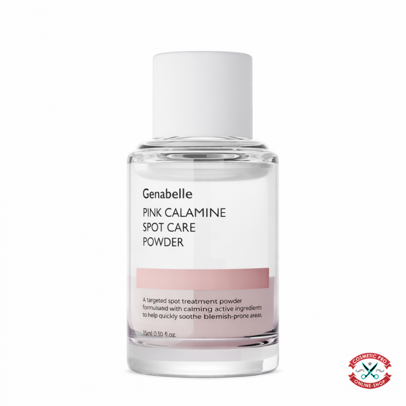 Рожева Каламінова Пудра для Заспокоєння та Зменшення Почервоніння Genabelle Pink Calamine Spot Care Powder