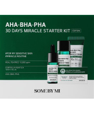 Набір мініатюр (мило 30мл, тонер 30мл, сироватка 10мл, крем 20g)  AHA.BHA.PHA 30 Days Miracle Starter Kit Набір мініатюр (мило 30мл, тонер 30мл, сироватка 10мл, крем 20g)  AHA.BHA.PHA 30 Days Miracle Starter Kit