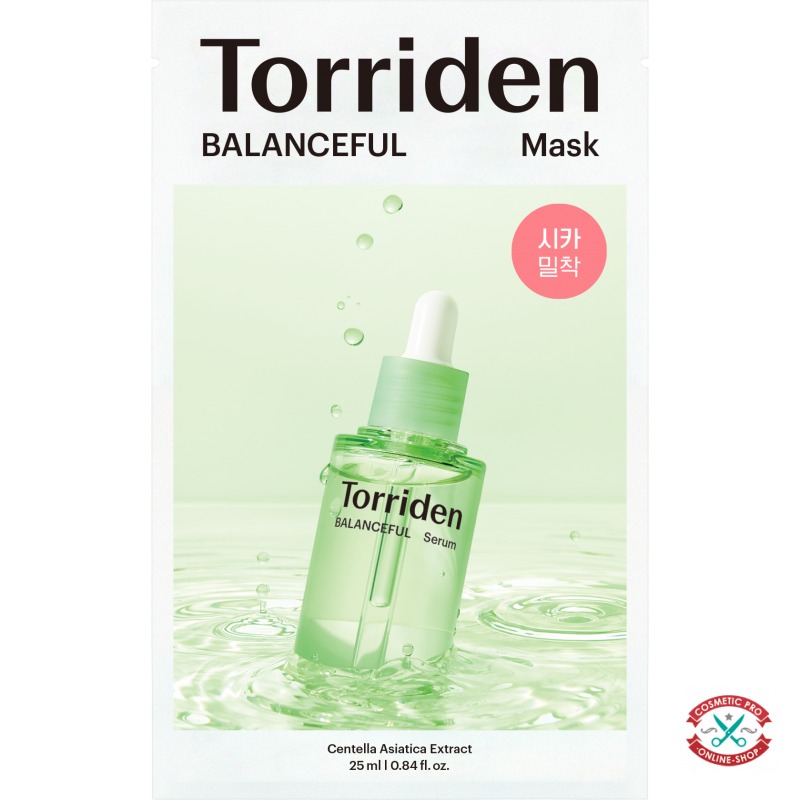 Заспокійлива маска для обличчя Torriden BALANCEFUL Cica Facial Sheet Mask