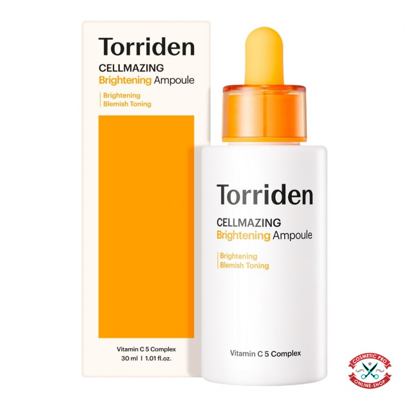 Освітлююча cироватка для обличчя Torriden Cellmazing Vita C Brightening Ampoule з Вітаміном С 