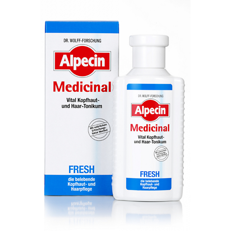 Витализирующий тоник для кожи головы и волос-Alpecin Med FRESH