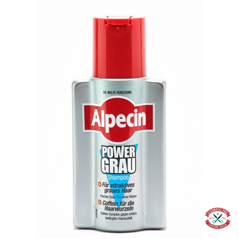 Шампунь для сивого волосся-Alpecin P.GREY