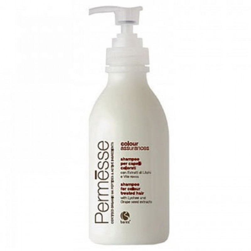 Barex Permesse-Шампунь для фарбованого волосся з пептидами М4, екстрактом лічі китайського та червоного винограду 1000ml