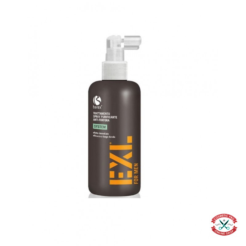 Barex EXL FOR MEN-Очищаючий спрей-догляд проти лупи
