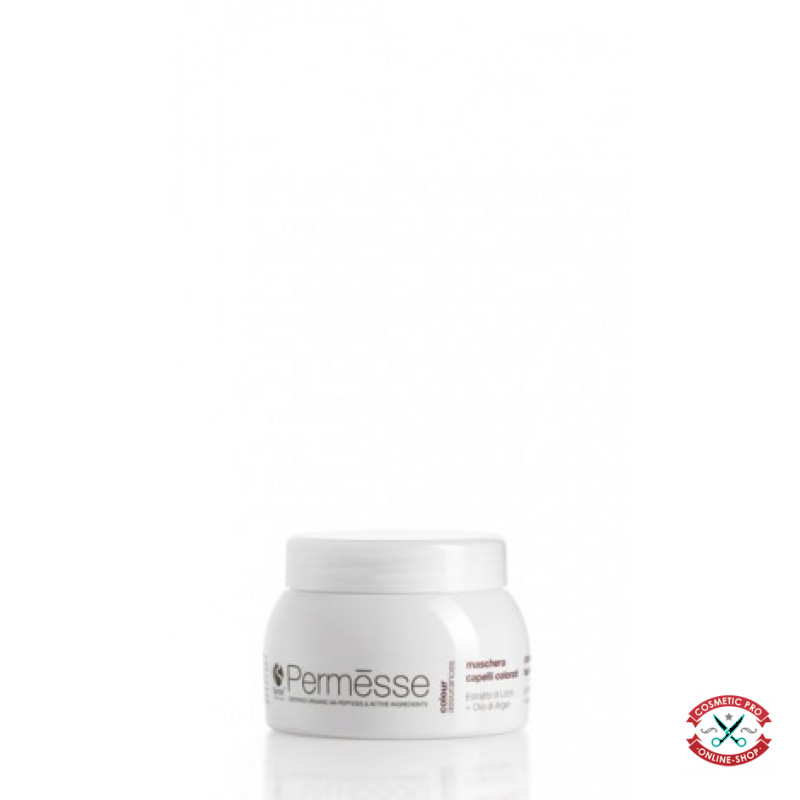 Barex Permesse-Маска для окрашенных волос с пептидами М4, экстрактом личи и маслом арганы