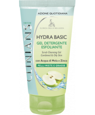 Очищаючий гель-скраб для обличчя з екстрактом яблука та цинку – для змішаної та жирної шкіри Clinians HYDRA T