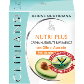 Поживний відновлюючий крем з маслом авокадо для сухої та тонкої шкіри- CLINIANS NUTRI PLUS