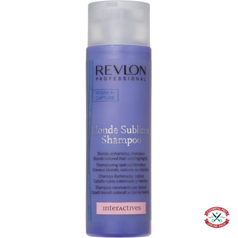 Шампунь для фарбованого блондованого та мелірованого волосся Revlon Professional Interactives Blonde Sublime Shampoo