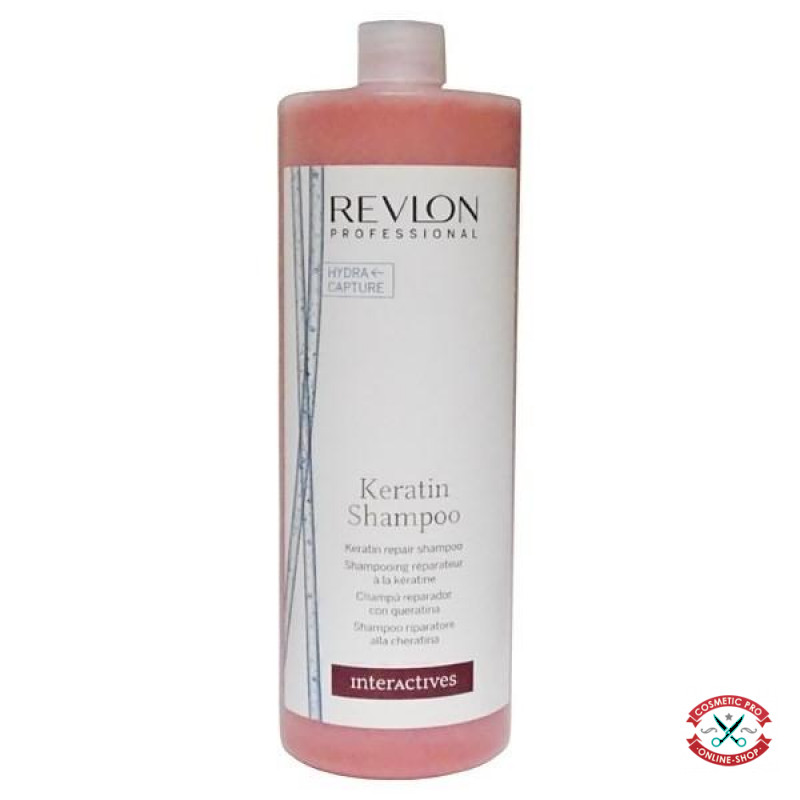 Відновлюючий шампунь з кератином-Revlon Professional Interactives Keratin Shampoo 1250ml