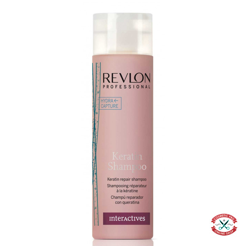 Восстанавливающий шампунь с кератином-Revlon Professional Interactives Keratin Shampoo