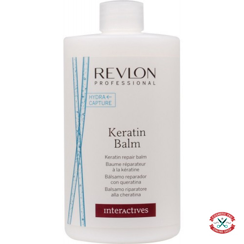 Експрес зволожуючий та відновлюючий бальзам з кератином-Revlon Professional Interactives Keratin Balm 750ml