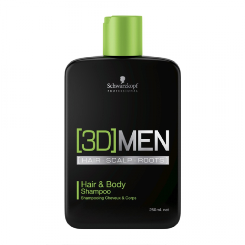 Шампунь для волос и тела-Schwarzkopf Professional 3D Mension Hair & Body Shampoo